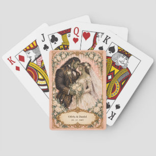 Jeu De Cartes Faveur de mariage personnalisée de mariée et marié