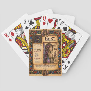 Jeu De Cartes Fée, Art de Bestiaire Médiéval