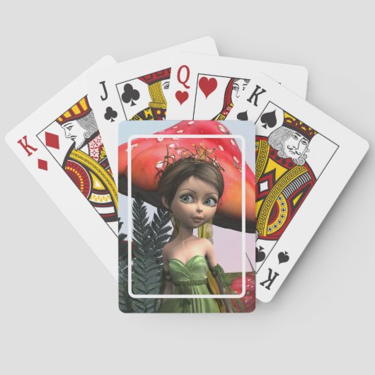 Jeu De Cartes Fée en forêt (dos)
