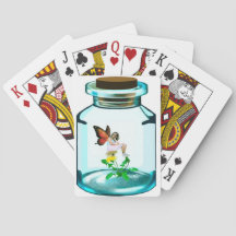 Fée en pothecaire Jar Classic Jouer Cartes