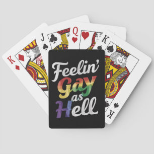 Jeu De Cartes Feelin' Gay As Hell LGBT Pride