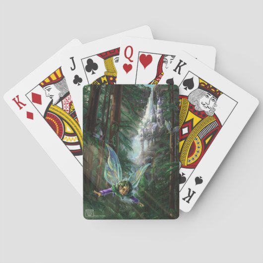 Jeu De Cartes Fées forestières et château de cascade (dos)