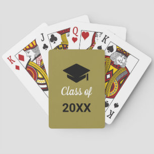 Jeu De Cartes Félicitations Grad Grad Graduation Cap Classe De N