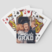 Jeu De Cartes Félicitations Grand Moderne Simple Preppy Photo (dos)