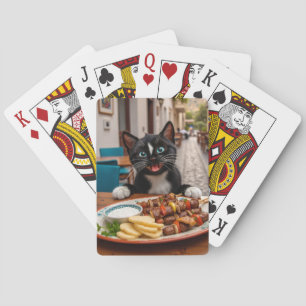 Jeu De Cartes Felini Apprécie la Cuisine Grecque