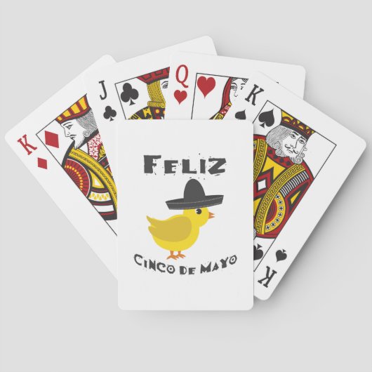 Jeu De Cartes Feliz Cinco De Mayo Chick (dos)