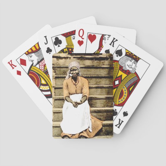 Jeu De Cartes Femme afro-américaine (dos)