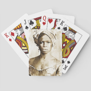 Jeu De Cartes Femme afro-américaine