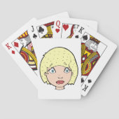 Jeu De Cartes Femme aux cheveux jaunes (dos)