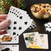 Jeu De Cartes Femme aux fleurs (In Situ)