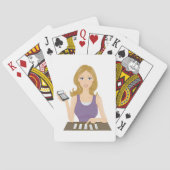 Jeu De Cartes Femme de finance (dos)
