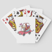 Jeu De Cartes Femme de la rue de dessin (dos)