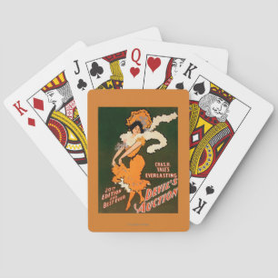 Jeu De Cartes Femme de la vente aux enchères du diable dans le