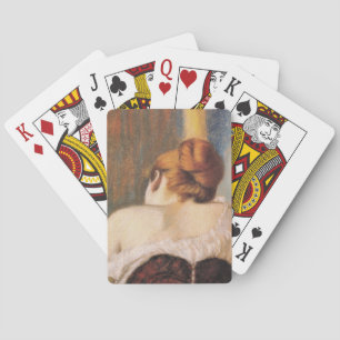Jeu De Cartes Femme en corset (de Federico Zandomeneghi)