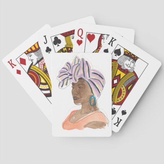 Jeu De Cartes Femme forte et belle (dos)