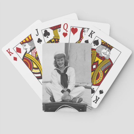 Jeu De Cartes Femme Marin (dos)