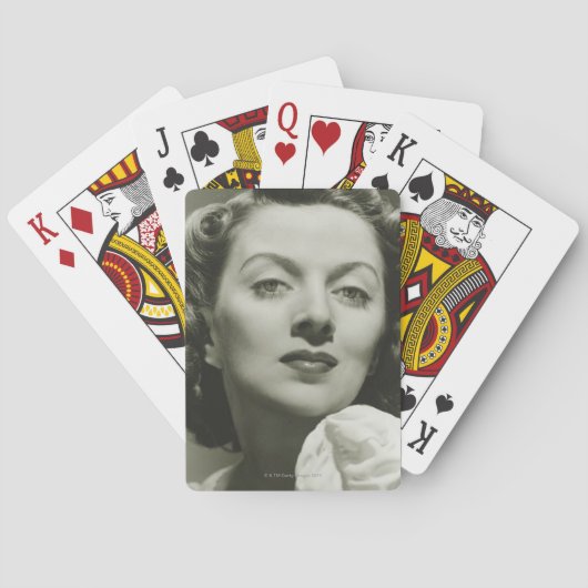 Jeu De Cartes Femme posant dans le studio 2 (dos)