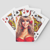 Jeu De Cartes Femme Rétro-onde 80 (dos)