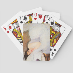 Jeu De Cartes Femme s'éveillant, 1876 (huile sur toile)