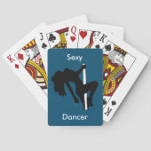 Jeu De Cartes Femme Silhouette Danseuse Soirée Poker Célibataire (dos)