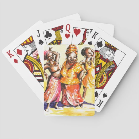 Jeu De Cartes Femmes dansantes (dos)