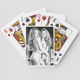 Jeu de cartes ,Femmes entre elles