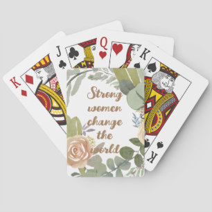 Jeu De Cartes femmes fortes changer le monde 8 mars égalité