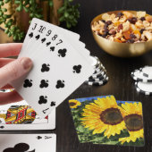 Jeu De Cartes Fence painted de Sunflowers (In Situ)