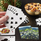 Jeu De Cartes Fenceline en bois (In Situ)