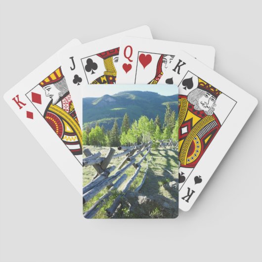 Jeu De Cartes Fenceline en bois (dos)