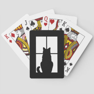 Jeu De Cartes Fenêtre Chat Cliquez pour personnaliser la couleur