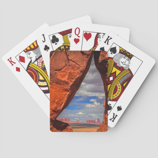 Jeu De Cartes Fenêtre de roche sur Monument Valley, AZ (dos)