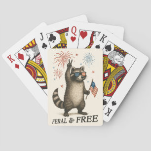 Jeu De Cartes Feral Mais Fireworks Gratuit Feral Raccoon 4 juill