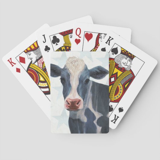 Jeu De Cartes Ferme patriotique - Vache (dos)