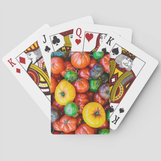 Jeu De Cartes Fermes | Récolte colorée de tomates (dos)