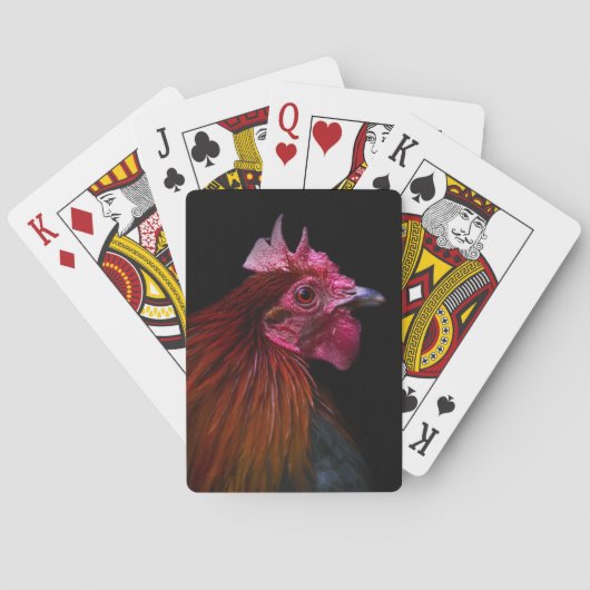 Jeu De Cartes Fermes | Tête de coq (dos)