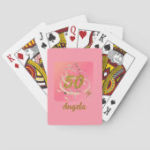Jeu De Cartes Festif Peachy Cinquante Anniversaire Commémoration (dos)