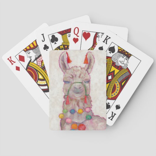 Jeu De Cartes Festival de l'aquarelle Llama (dos)