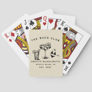 Jeu De Cartes Fête de jeune fille personnalisée moderne sur la p