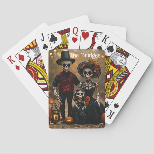 Jeu De Cartes Fête de la famille Halloween (dos)