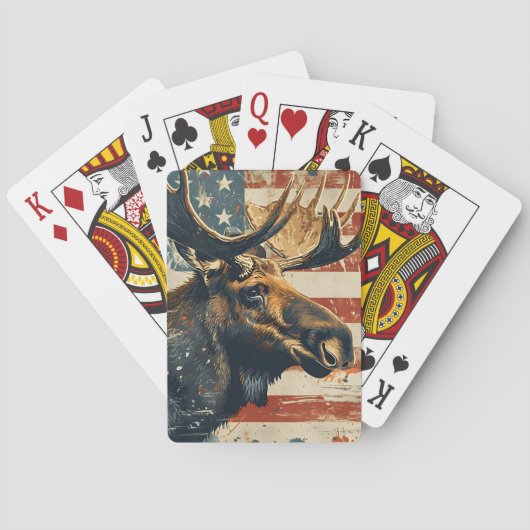 Jeu De Cartes Fête de l'indépendance de Moose (dos)