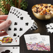Jeu De Cartes Fête de mariage floral (In Situ)