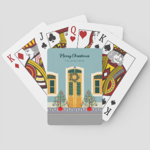 Jeu De Cartes Fête de Noël Portugais Maison