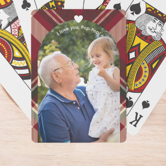 Jeu De Cartes Fête des pères pour la photo grand-père