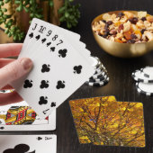 Jeu De Cartes Feuillage jaune d'automne (In Situ)