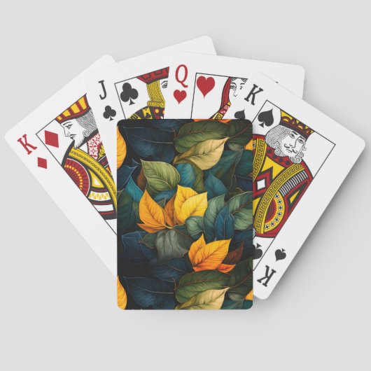 Jeu De Cartes Feuille d'art (dos)