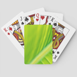 Jeu De Cartes feuille de bananier vert