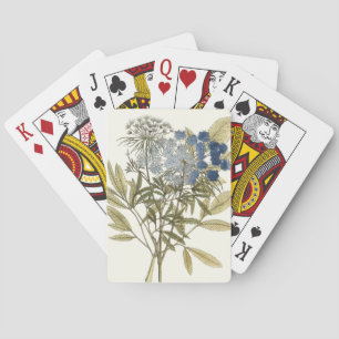 Jeu De Cartes Feuille de dentelle - fleurs et verdure
