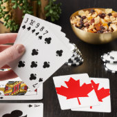 Jeu De Cartes Feuille d'érable canadienne (In Situ)