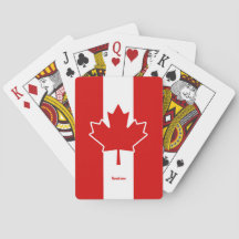 Feuille d'érable du Canada portant le nom